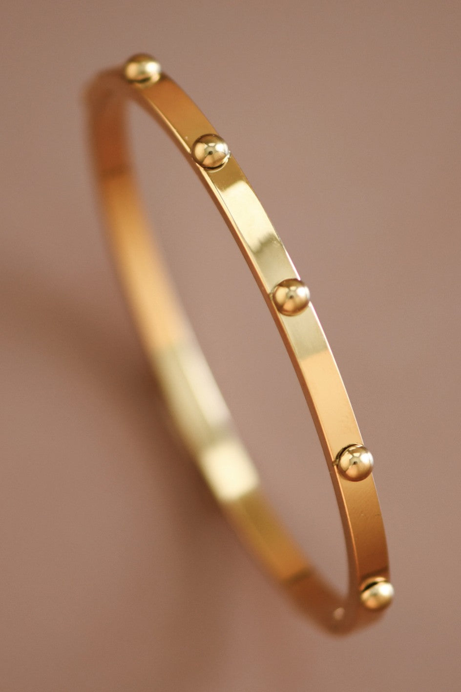 Stainless Steel Stud Bangle
