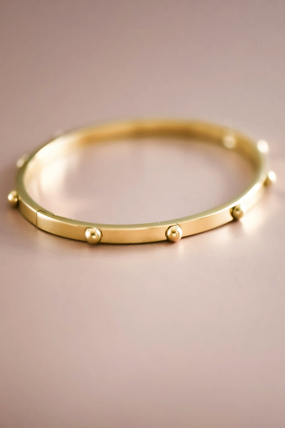 Stainless Steel Stud Bangle