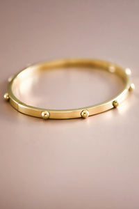 Stainless Steel Stud Bangle