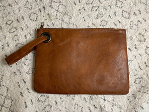 Oversized Clutch with Wristlet