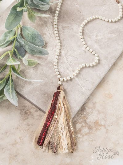 Pearl Tassel Necklace