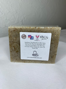 African Black and Oatmeal Bar Soap